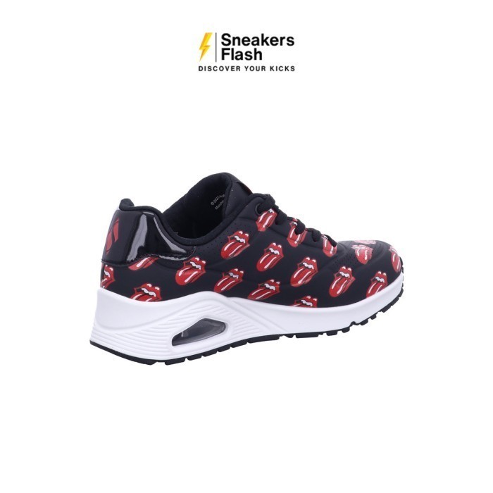 SKECHERS X Rolling Stones Uno Sepatu Sneakers Wanita - 177964BKRD - Size 37