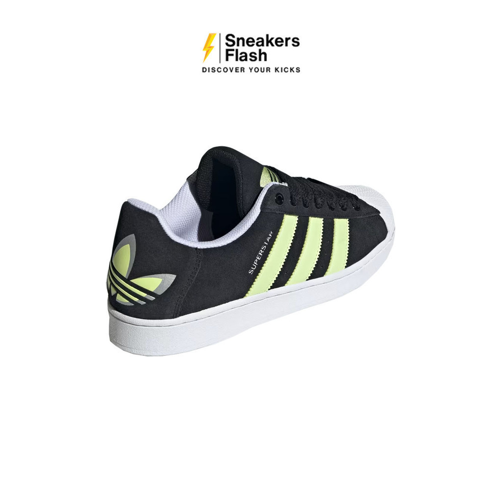 ADIDAS Superstar Black Lime Sepatu Sneakers Pria - IE9856 - Size 44