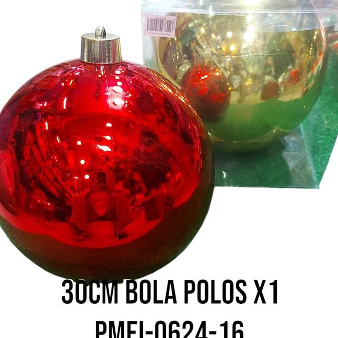 HIASAN BOLA NATAL JUMBO 30CM || AKSESORIES BOLA NATAL JUMBO /DEKORASI NATAL/ORNAMENT NATAL BOLA NATA