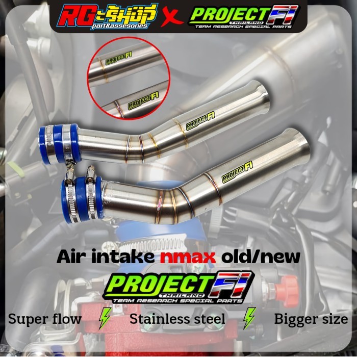 Pipa Air intake velocity udara stainless nmax old new project fi ktech