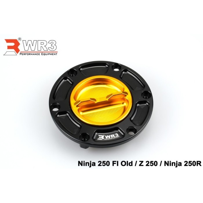 WR3 Fuel Cap / Tutup Tangki Ninja 250 Fi Old / Z250 / NInja 250 Karbu