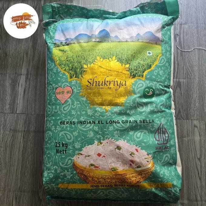 

TERSEDIA BERAS BASMATI 5KG EXTRA LONG GRAIN SELLA BERAS INDIA