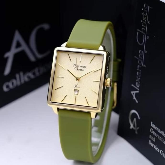ALEXANDRE CHRISTIE AC2810 AC 2810 GREEN RUBBER ORIGINAL