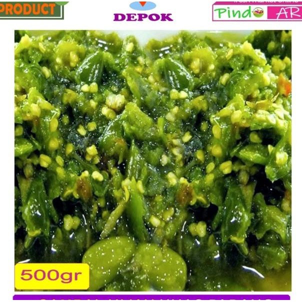 

Sambal Ijo Mentah / Sambal Hijau Giling Khas Padang