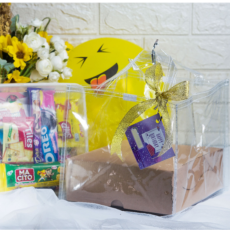 1LUSIN TAS MIKA Uk 21x21x21 Hajatan Tasyakuran Berkat Nasi Box 20x20