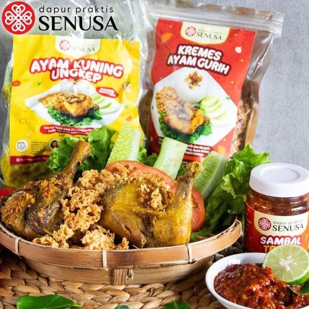 

Paket Ayam Ungkep Kuning (5 Pcs) + Kremes Ayam + Sambal Terasi