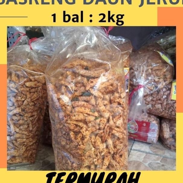 Basreng Daun Jeruk Pedas 1 Bal Basreng Pedas Ter