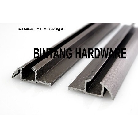 Produk Ready Rel Aluminium Pintu Sliding 380 Untuk Lemari Pintu Geser Cabinet Dapur