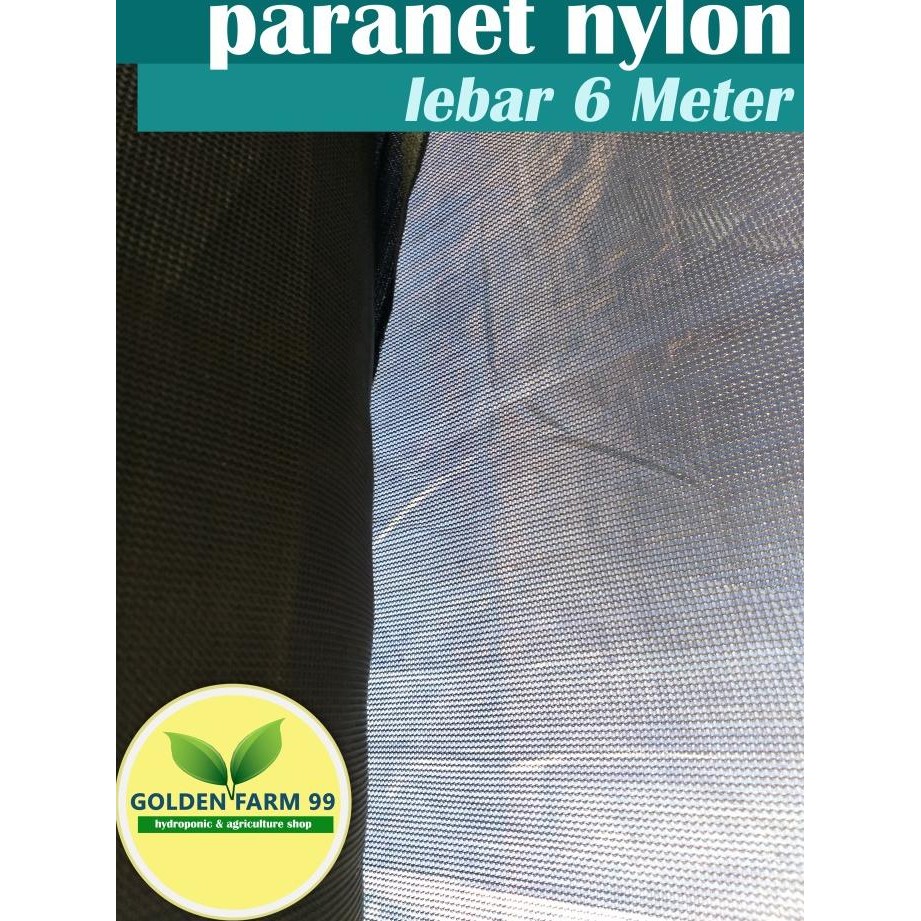 TERBARU - Paranet nylon 90% Lebar 6 Meter Kualitas Premium