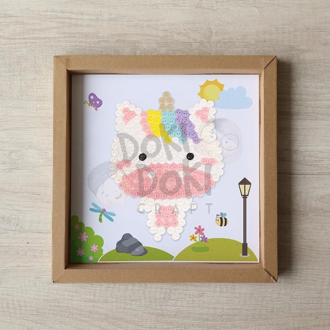 Animal Button Painting Craft Kit - DIY - Unicorn Kerajinan Tangan Anak