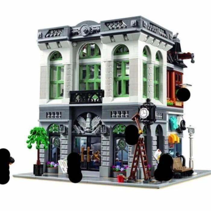 Brick King 84001 Lepin 15001 Creator Mainan Gedung Rumah Rakitan