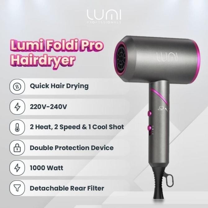 Lumi Professional Hairdryer Lumi / Alat Pengerting Rambut Hairdryer Li