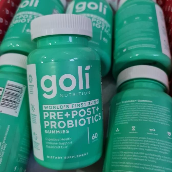 

Goli Pre Post Probiotics Gummies isi 60