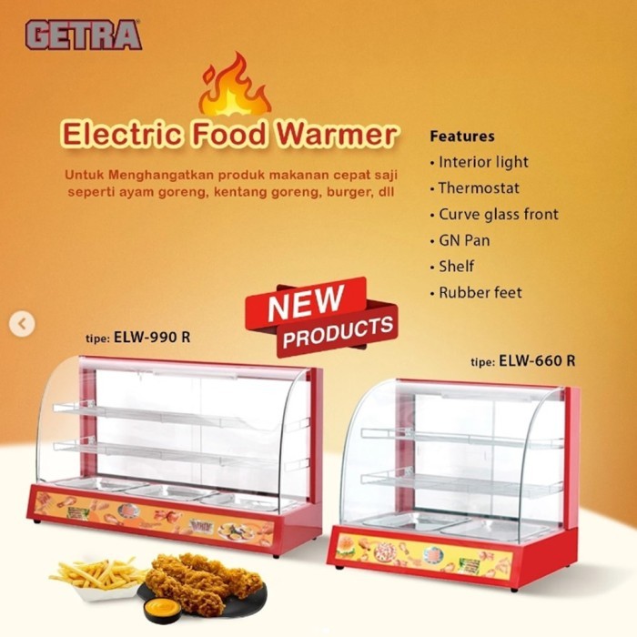 READY Electric Food Warmer / Showcase Warmer Getra ELW 660R