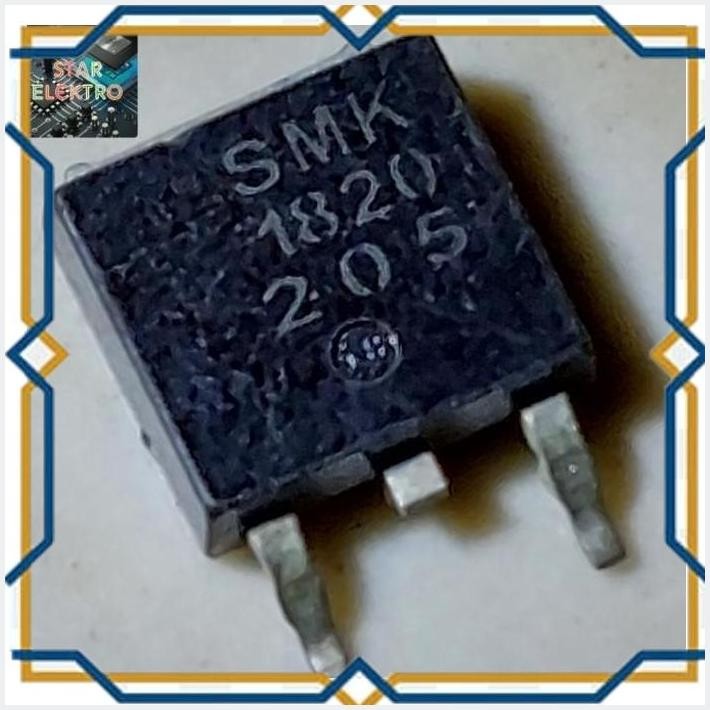 [STA55] SMK 1820 TO-252 SMD SMK1820 SMK1820D 18A 200V MOSFET N-CHANNEL AUK FET