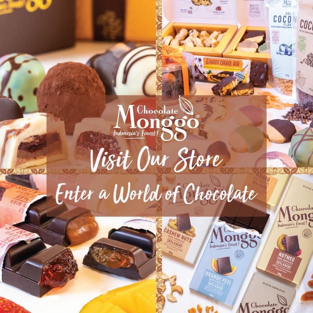 

CR - Chocolate Monggo | Oleh-oleh Punakawan Cokelat Box | Coklat Hitam 20x5.5g | Souvenir Jogja TERLARIS