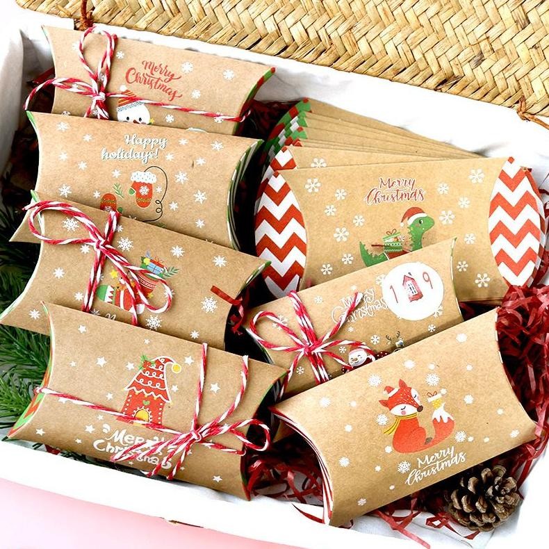 

CR - 24set paper bag natal christmas kantong kemasan natal paper box kotak coklat permen TERLARIS