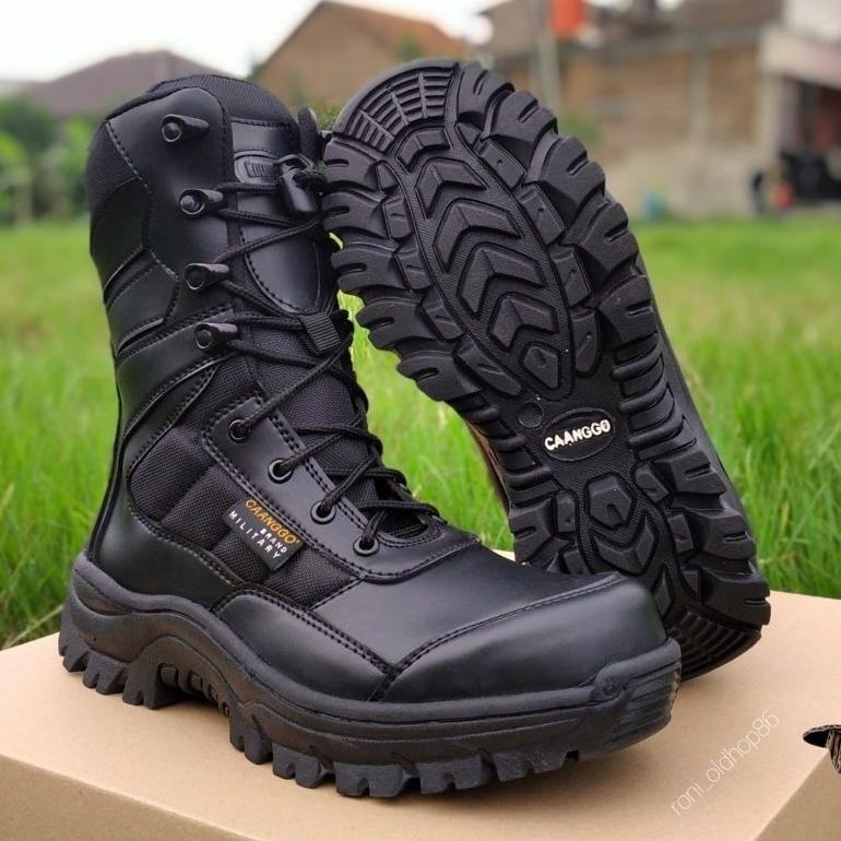 Sepatu Polisi Pdl Pdh Satpam Satpol Pp Tni Au Ad Al Polri Security 2022 Safety B00Ts Ujung Besi Pria