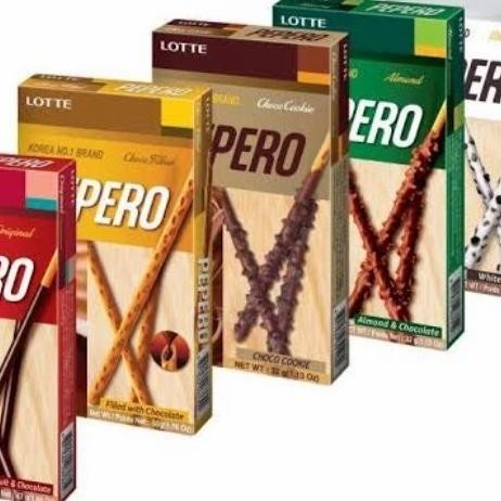 

Lotte Pepero All Variant | Choco Cookie Almond 32 Gram