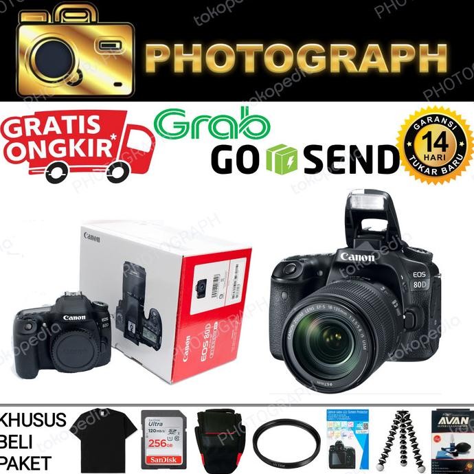 Canon Eos 80D Kit 18-135Mm Is Stm / Canon Eos 80D Kit 18-135Mm Ds Original