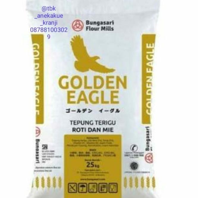 

Terigu Golden Eagle Bungasari 25 Kg/Utk Mie Roti/Sprti Cakra Via Gojek Promo