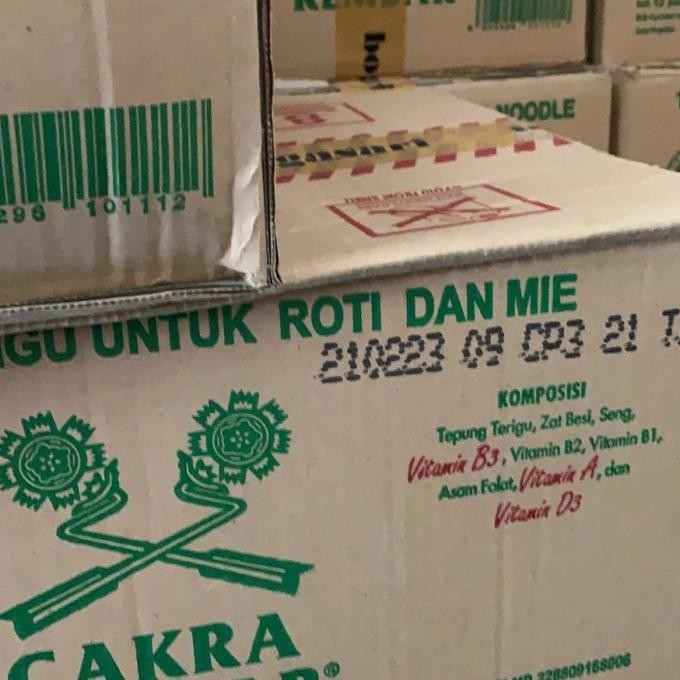 

Tepung Cakra Kembar Premium 1 Dus ( 12 Piece ) Terlaris