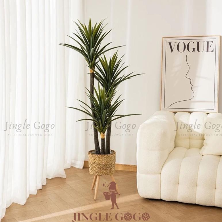 Pohon Pandan Bali Artificial Pohon Pisang Palsu Tinggi 120 cm / 150 cm / 160 cm Tanaman Hias Plastik