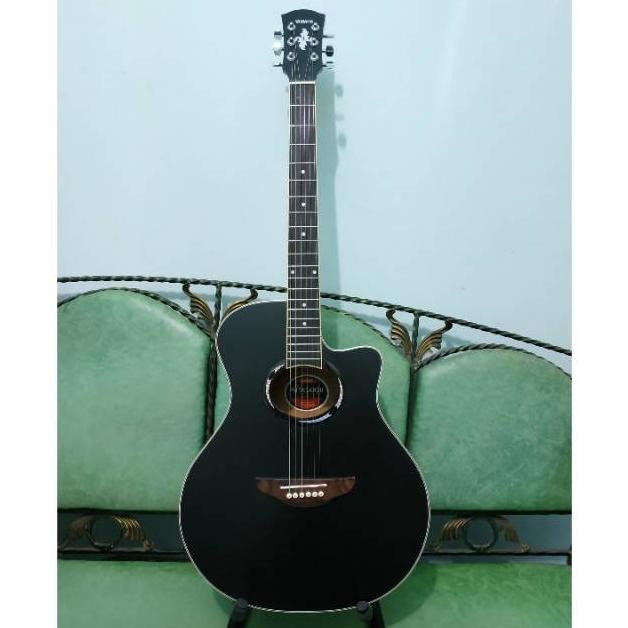 Gi Akustik Elektrik Merk Yamaha Tipe Apx500 Warna Hitam Trusrod Equalizer Eq-7545 Murah Jakarta