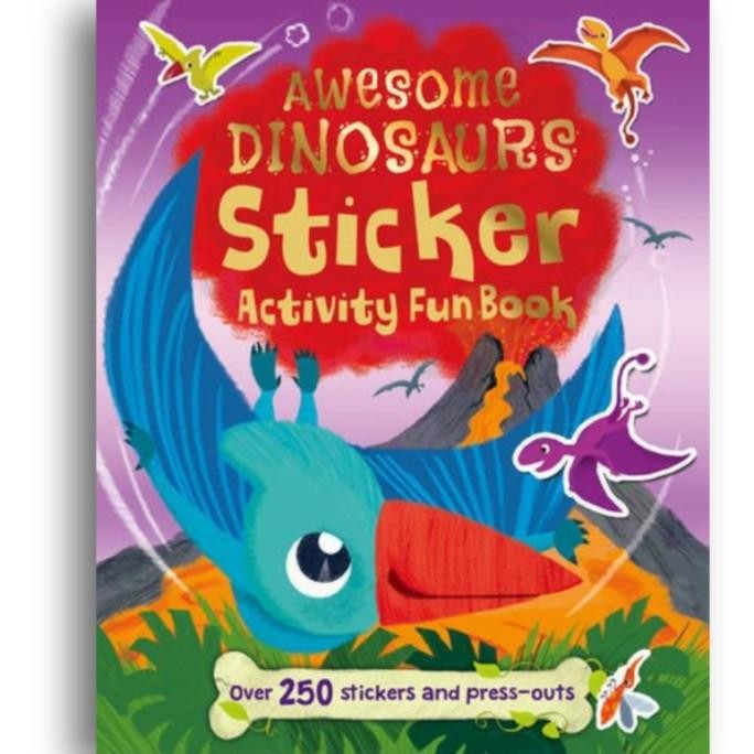 S & A Cool Dinosaurs: Awesome Dinosaurs Sticker Activity Fun Book