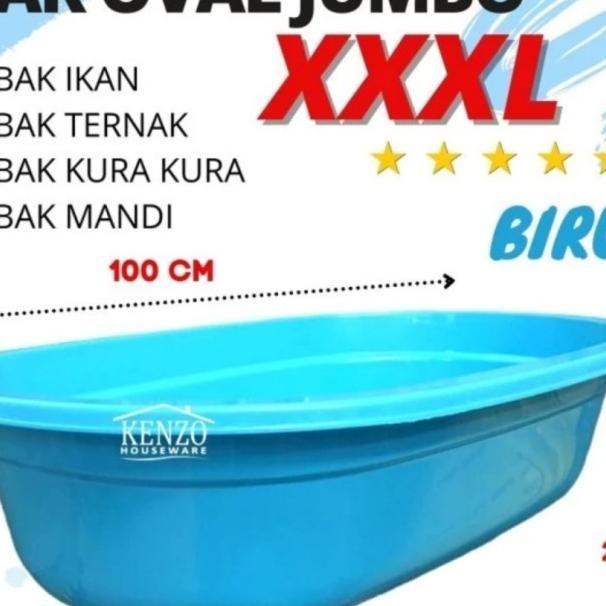 Bak Mandi Bayi / Bak Ikan , Kura , Ternak Besar Taiwan Oval Xxl
