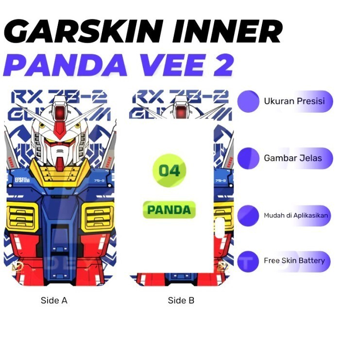 

Wrap* Panda Vee2 01panda Wrap Skin Stiker Garksin CUSTOM Gratis (2pcs)