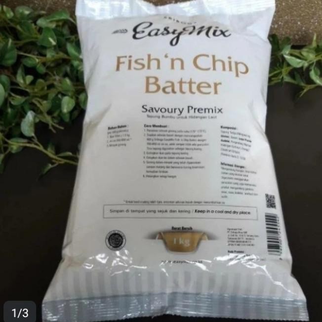 

Tepung Easy Mix Fish N Chip 10 Kg ( 10 Pcs ) Barangbaru