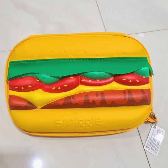 

Smiggle Hardtop Blast Fast Burger Pencil Case - Tempat Pensil Original
