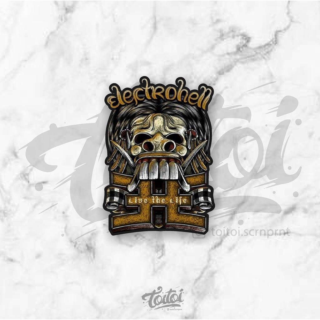 

Wrap* Brand Electrohell Logo Stiker Wrap Skin Garksin CUSTOM Gratis (2pcs)