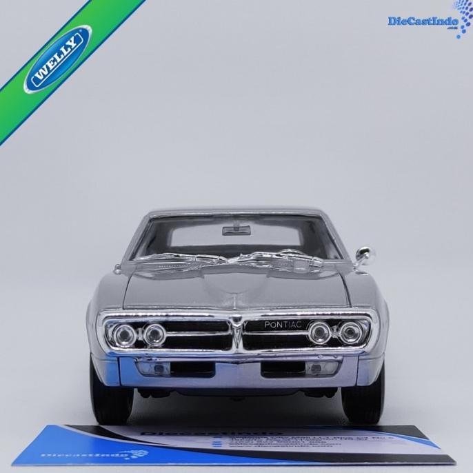 Nex Welly 1:24 Pontiac Firebird 1967 1969 Silver