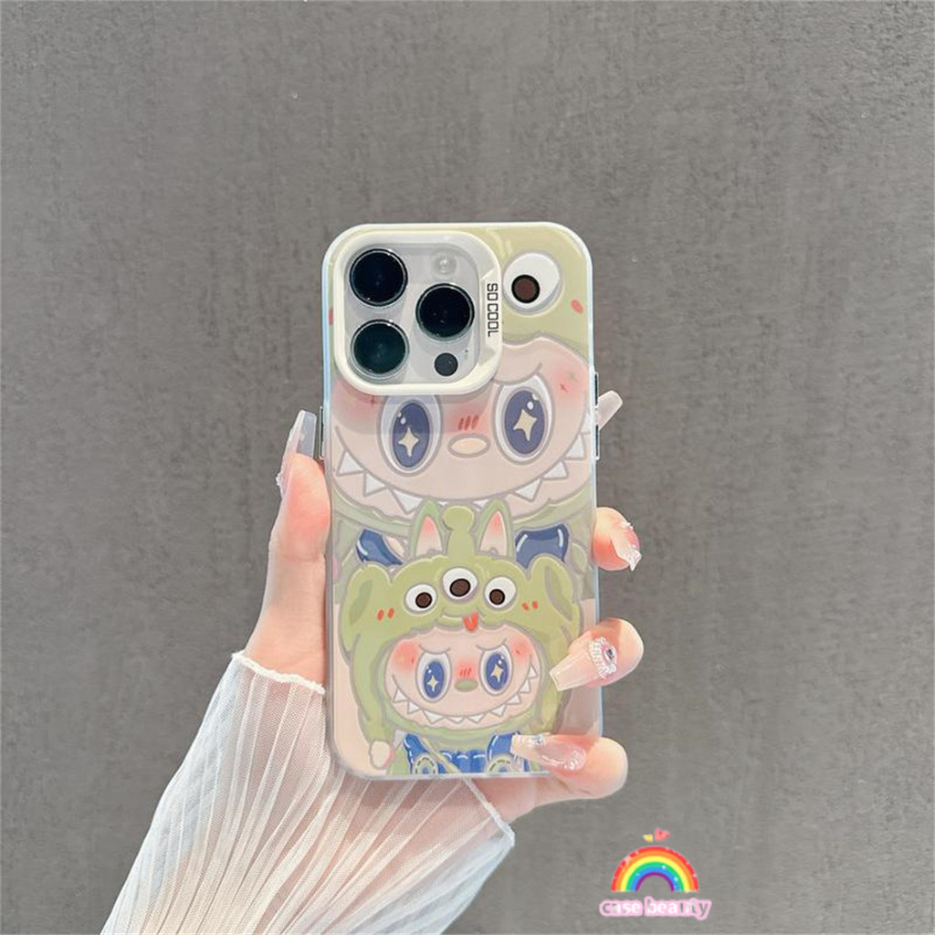 murah Casebeauty Soft Case Motif Tanda Modus Cute Plush Carton Labubu Untuk VIVO Y17S Y12 Y27S Y21