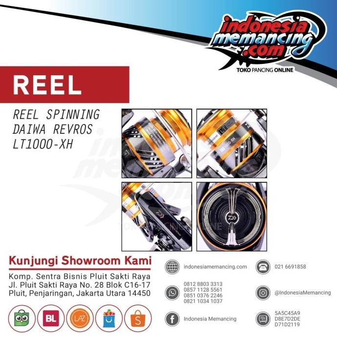 Reel Spinning Daiwa Revros Lt 1000 Xh