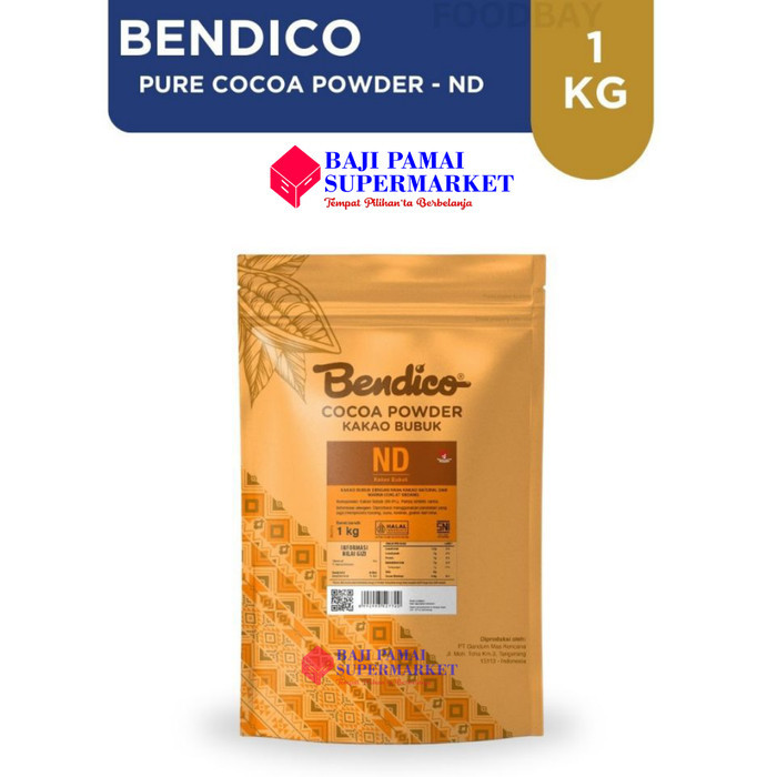 

BENDICO Pure Cocoa Powder Bubuk Cokelat ND 1 Kg