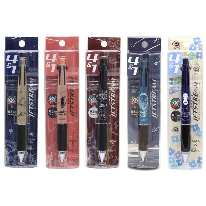 

TERLARIS - Uni Jetstream Multi 4+1 Studio Ghibli 0.38mm Oil Pen Limited Edition