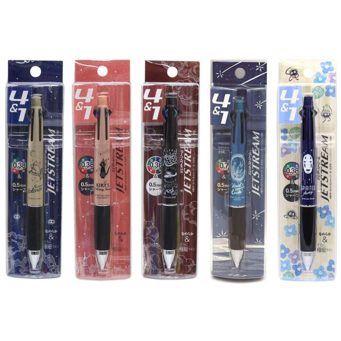 

NEW Uni Jetstream Multi 4+1 Studio Ghibli 0.38mm Oil Pen Limited Edition