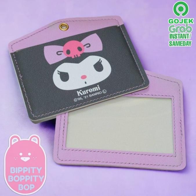 

ID Card Case Sanrio Licensed Kuromi Tempat Kartu Pass TJ