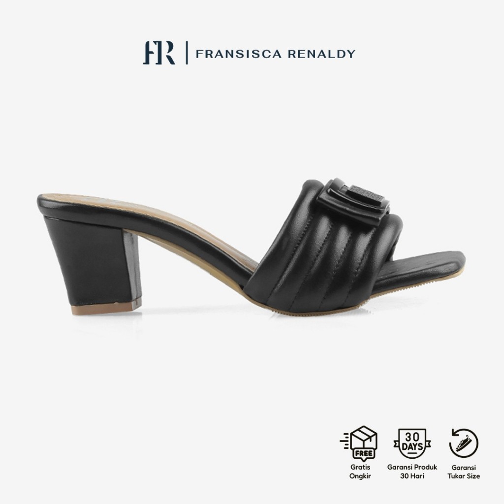 Fransisca Renaldy Sandal Heels Pesta Wanita Size 37-41 Sandals Anti Slip L.sharon 03