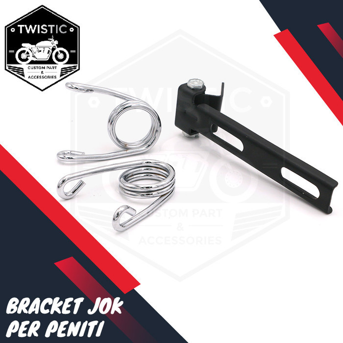 Bracket Per Peniti Springer Jok Single Seat Chopper Bobber Universal TERBATAS