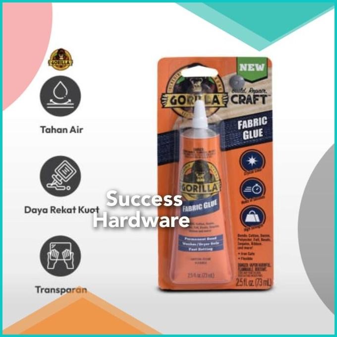 

GORILLA 73 ML LEM FABRIC & CRAFT / GLUE FABRIC & CRAFT GORILLA 1OZ 14