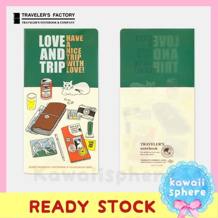 

Traveler's Notebook 2025 Clear Folder Regular Size Midori Travelers Notebook Accessories Ready Stock