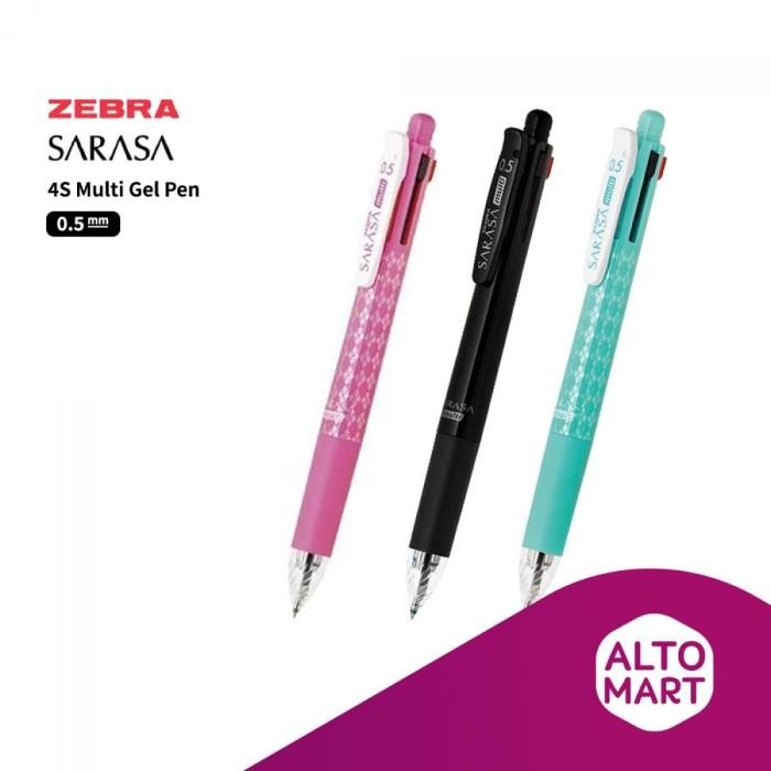 

Zebra Sarasa 4S MultiGelPen0.5Mm Pulpen Pensil Multi Ballpoint 4