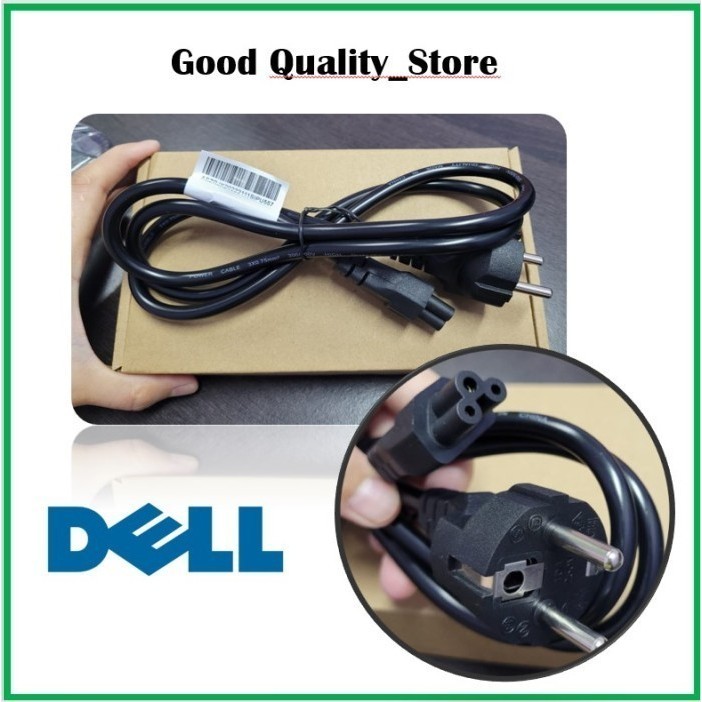 Kabel power laptop Dell Alienware Original 3 lubang ASLI