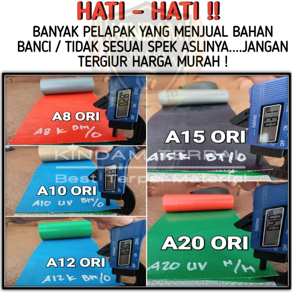 TERPAL KOLAM IKAN 4x2x1 A20 KOREA | KOLAM TERPAL IKAN LELE, NILA, GURAME, KOI