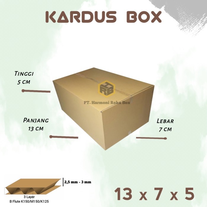 

kardus packing kecil ukuran 13*7*5 cm m