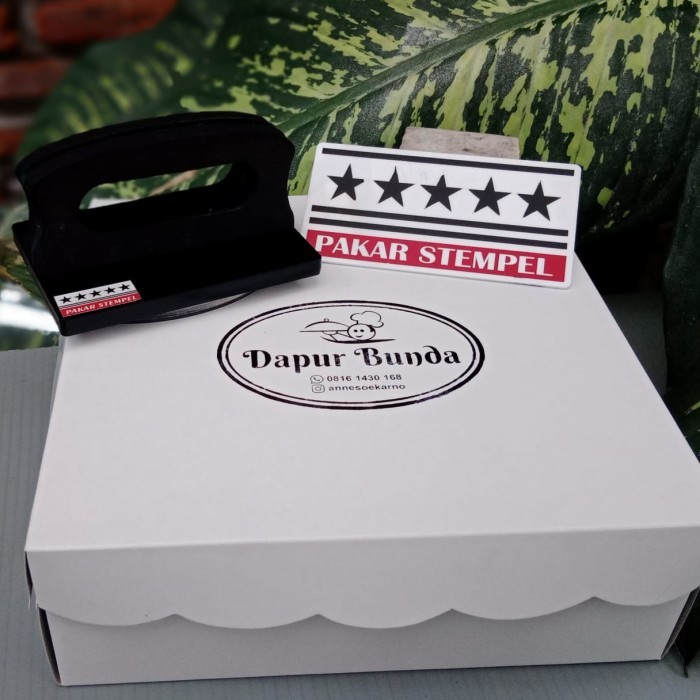 

stempel kotak nasi tanpa sablon tinta anti luntur